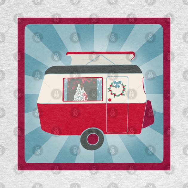 Vintage Christmas Caravan by NattyDesigns